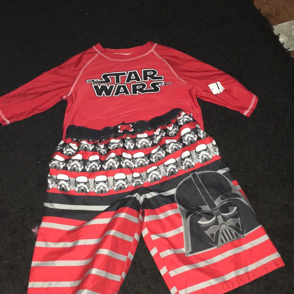 NWT Boys swim trunk set